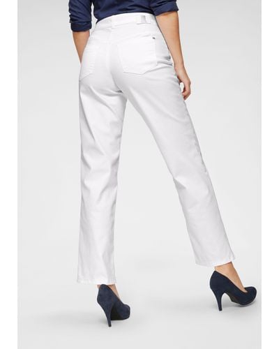M·a·c Bequeme Jeans Gracia Passform feminine fit - Weiß