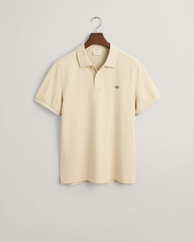 GANT T-Shirt / He. / REG SHIELD SS PIQUE POLO - Natur