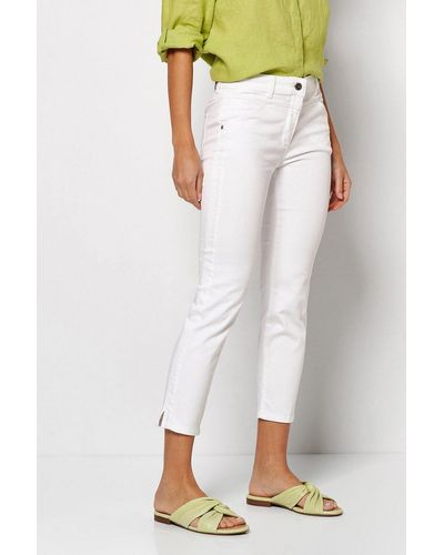 Toni 5-Pocket-Jeans be loved mit doppelten Seitennähten - Weiß