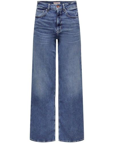 ONLY Slim-fit-Jeans ONLMADISON BLUSH HW WIDE DNM CRO372 - Blau