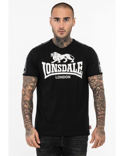 Lonsdale London T-Shirt STOUR - Schwarz