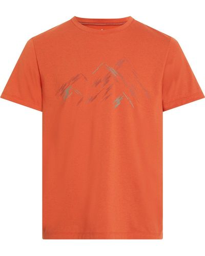 McKinley He.-T-Shirt Galla M RED RUST - Orange