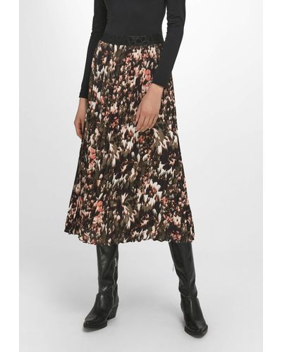 Basler Plisseerock Skirt - Mehrfarbig