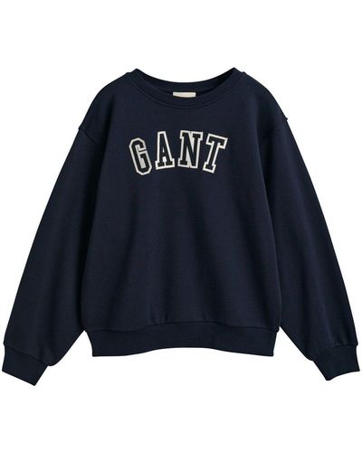 GANT Sweatshirt Logo - Blau