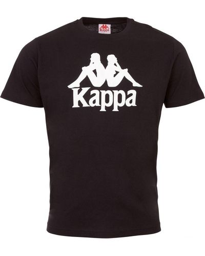 Kappa T-Shirt mit Logoprint - Schwarz