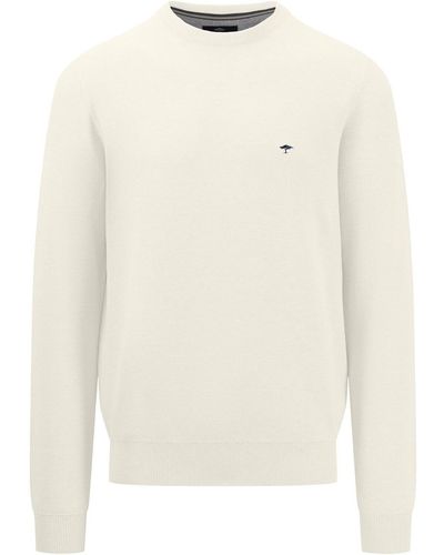 Fynch-Hatton Longpullover - Weiß