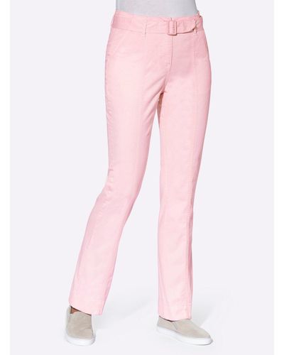 Sieh an! Bequeme Jeans - Pink