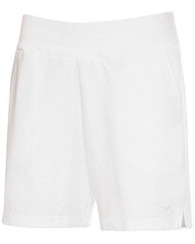 Trigema Bermudas Shorts mit praktischen Taschen (1-tlg) - Weiß
