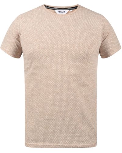 Solid Rundhalsshirt SDAlarico T-Shirt - Natur