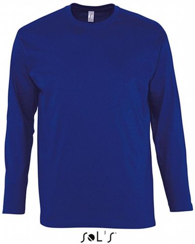 Sol's Langarmshirt Langarm Monarch T-Shirt - Blau