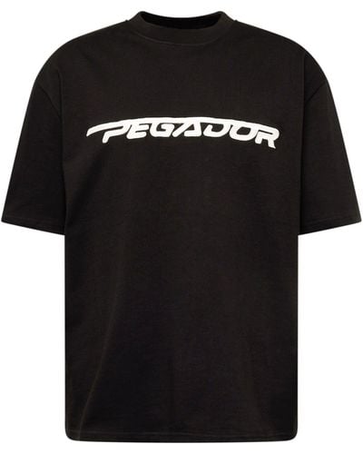 PEGADOR T-Shirt MANOR (1-tlg) - Schwarz