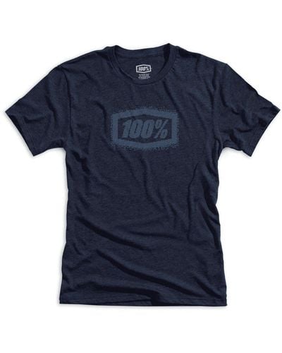 100% % - -Shirts Positive Tech T-Shirt - Marineblau S- (1-tlg)