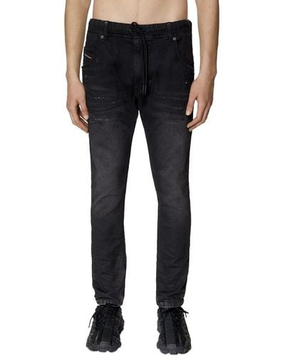 DIESEL Tapered-fit-Jeans JoggJeans 'Krooley 09E12' - Blau