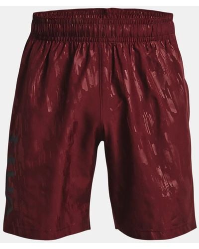 Under Armour ® Funktionsshorts UA WOVEN EMBOSS SHORTS - Rot