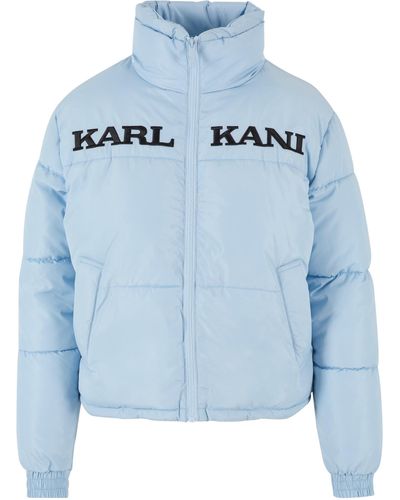 Karlkani Winterjacke KW-JK012-090-02 KK Retro Essential Puffer Jacket (1-St) - Blau