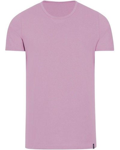 Trigema T-Shirt aus Baumwolle/Elastan (1-tlg) - Pink