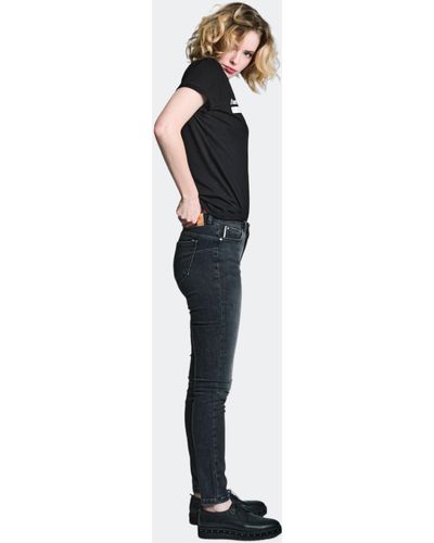 Five Fellas Skinny-fit-Jeans ZOE nachhaltig, Italien, Power Stretch, magic shape - Weiß