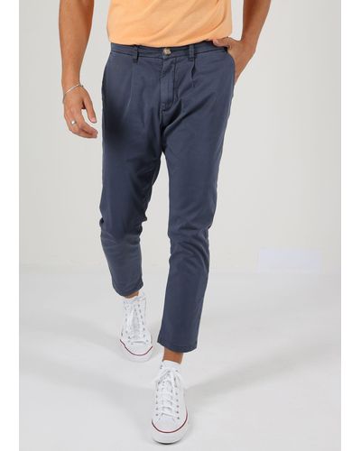 Miracle of Denim Chinohose Harry Bequem - Blau