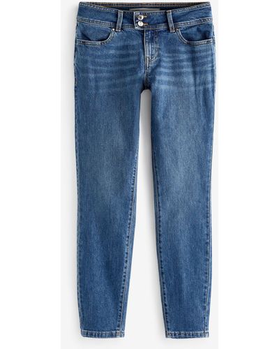 Next Fit- Low Rise Skinny Jeans (1-tlg) - Blau