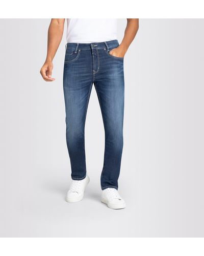 M·a·c 5-Pocket-Jeans - Blau