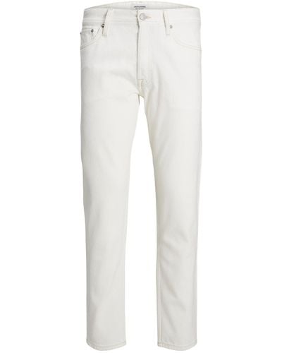 Jack & Jones Loose-fit-Jeans Chris (1-tlg) - Weiß