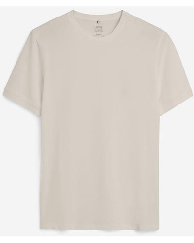 Cinque T-Shirt CILAO, hellbraun - Weiß