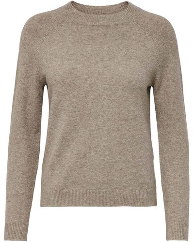ONLY Strickpullover Pullover ONLRICA LIFE (1-tlg) - Grau