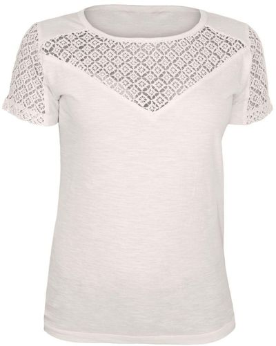 Hangowear Trachtenshirt T-Shirt ALMA offwhite - Weiß