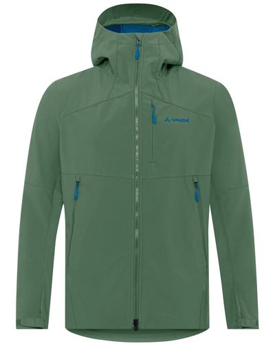 Vaude Outdoorjacke Men's Roccia Softshell Jacket II (1-St) Klimaneutral kompensiert - Grün