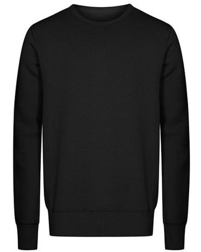 Promodoro Sweatshirt X.O Sweater Men, Molton-Brushed - Schwarz