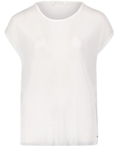 BETTY&CO T- Shirt Kurz 1/2 Arm - Weiß