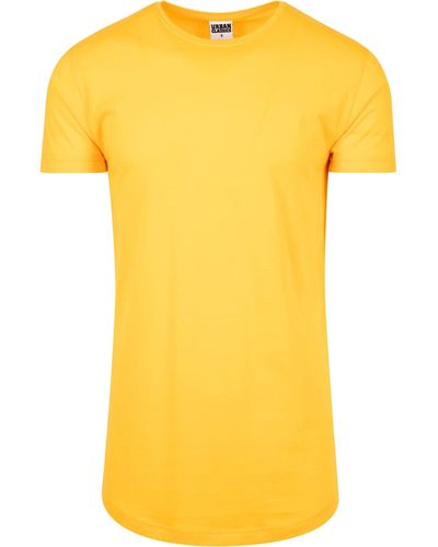 Urban Classics T-Shirt Shaped Long Tee - Gelb