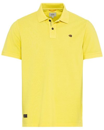 Camel Active T-Shirt Polo 1/2Arm, Lemon Grass - Gelb