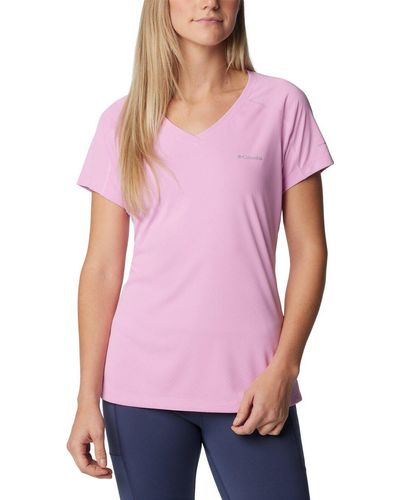 Columbia Kurzarmshirt Zero Rules Short Sleeve Shirt - Pink