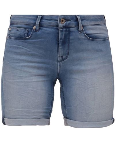 Miracle of Denim Stretch- MOD JEANS LUCKY SHORTS mid blue SP22-2024.877 - Blau