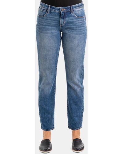 Articles of Society Jeans Rene Mid Rise Straight - Blau