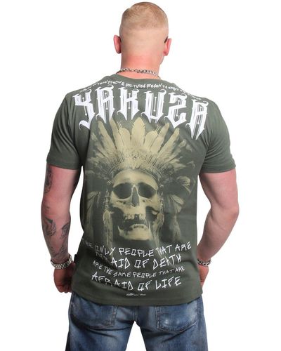 Yakuza T-Shirt Afraid Of Life - Grün