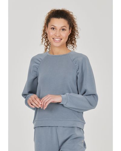 Athlecia Sweatshirt Jillnana in schlichtem Design - Blau