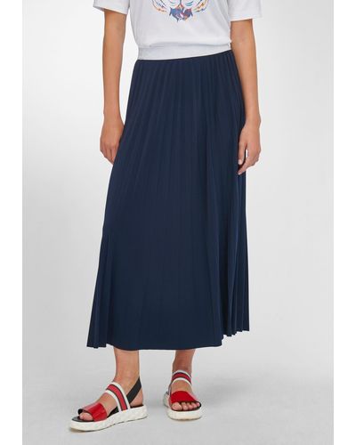 Looxent Maxirock Jersey pleated skirt - Blau