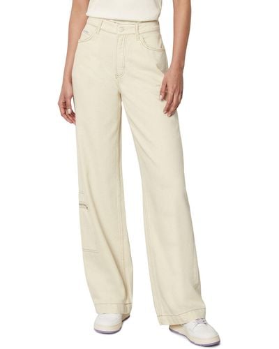 Marc O' Polo Weite Jeans aus Organic Cotton-Lyocell-Mix - Natur