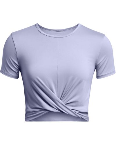 Under Armour ® - Motion Crossover Crop T-Shirt default - Blau
