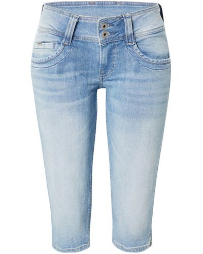 Pepe Jeans Pepe 3/4-Jeans Gen (1-tlg) Weiteres Detail - Blau