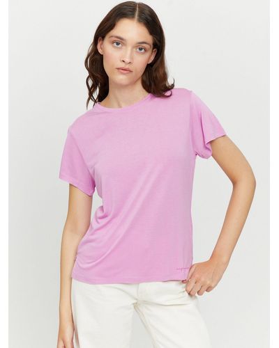 Mazine Shirt Leona T unterziehshirt unterhemd kurzarm - Pink