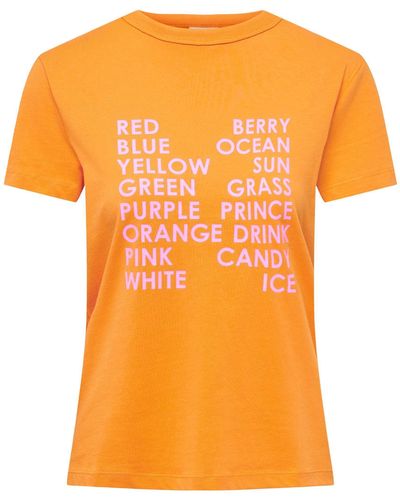 Jdy T-Shirt Hanson (1-tlg) - Orange