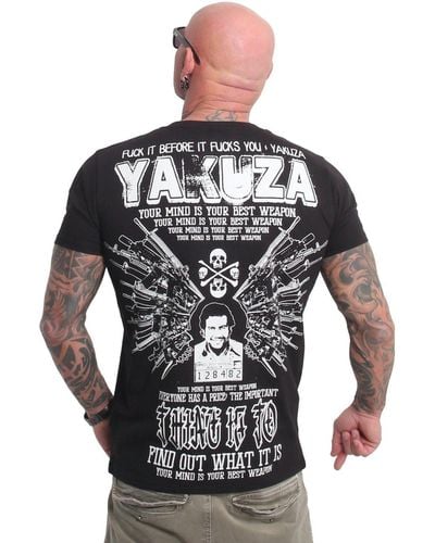 Yakuza T-Shirt Best Weapon - Schwarz