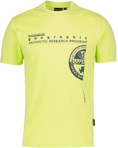 Napapijri T-Shirt MANTA (1-tlg) - Gelb