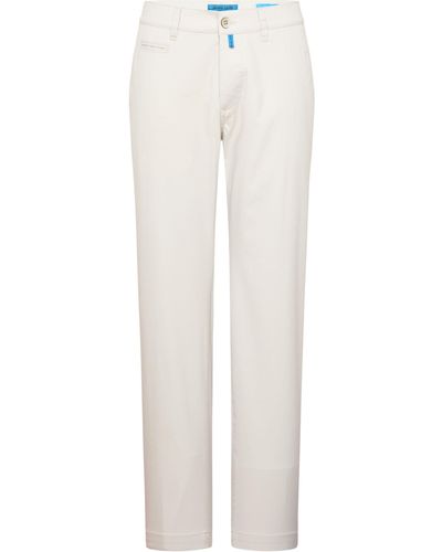 Pierre Cardin 5-Pocket-Jeans FUTUREFLEX LYON light beige structured 33757 2277.25 - Weiß