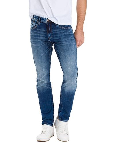 Cross Jeans CROSS ® Slim-fit-Jeans Jimi Jeanshose mit Stretch - Blau