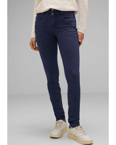 Street One Slim-fit-Jeans im Style York - Blau