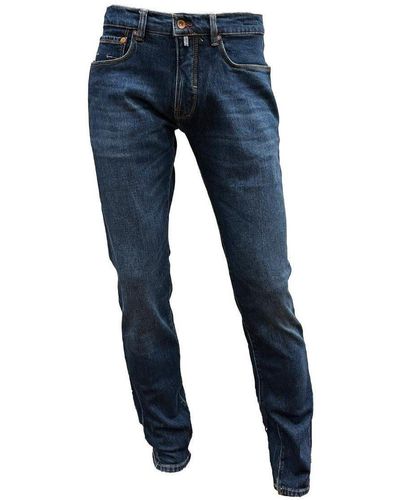 Pierre Cardin 5-Pocket-Jeans Lyon Tapered - Blau